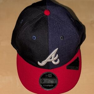 Atlanta Braves 'Woollen Shades' 9FIFTY High Crown Strapback NEW